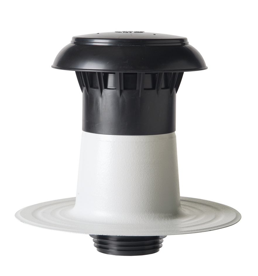 Dubbelw. Ontluchting Met Pp Bovenkap + Pvc